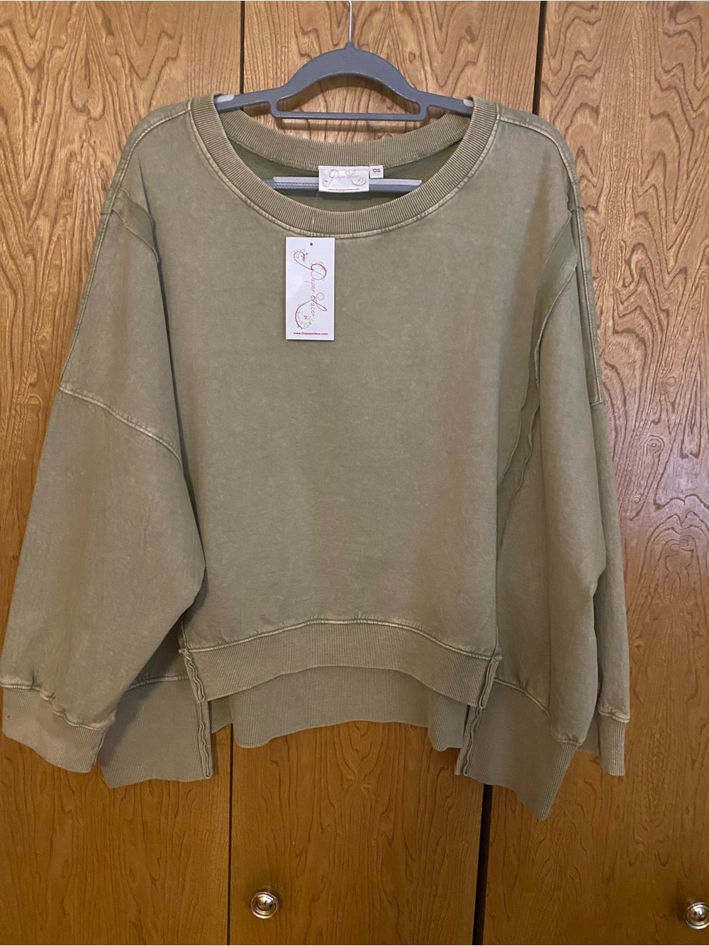 Paper Lace Vintage Green Women's Seeatshirt